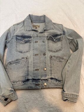 KUT Light Wash Denim Jacket